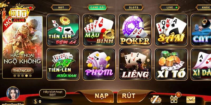 Thông tin cơ bản nhất về chơi Mậu Binh HitClub