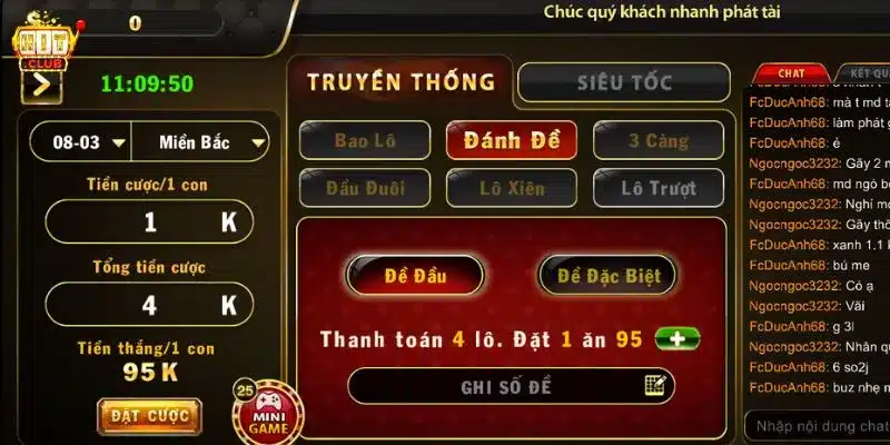 Hướng dẫn đặt cược song thủ lô