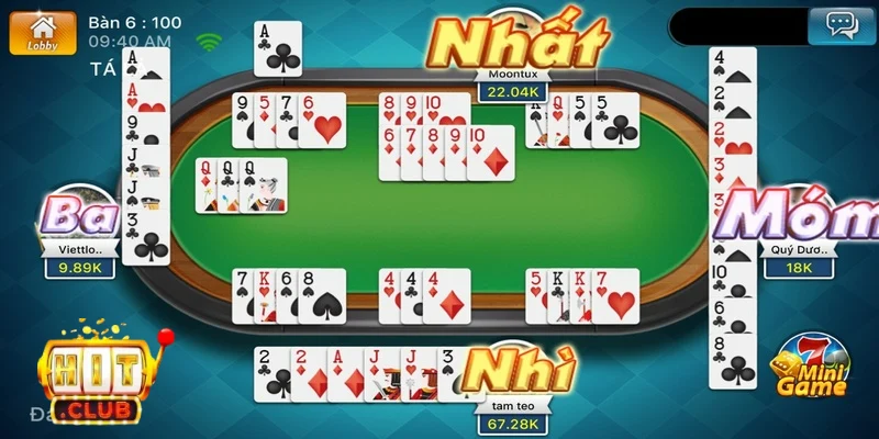Nguyên tắc tính điểm được niêm yết trong trò chơi