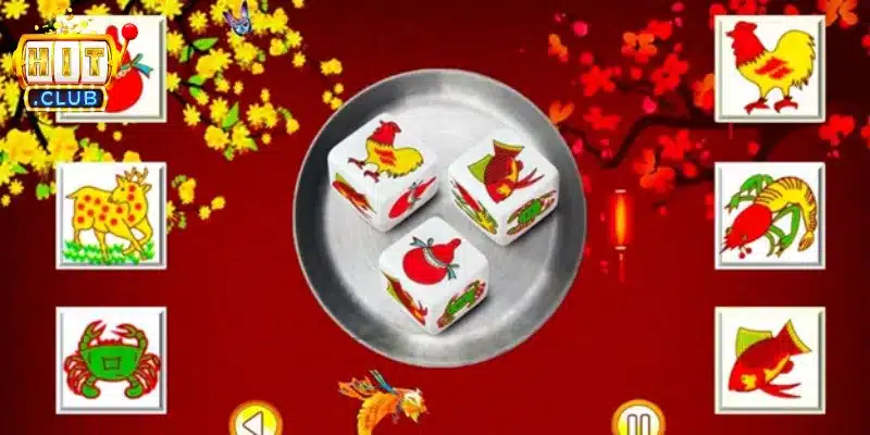 Biểu tượng cho cửa cược của bầu cua