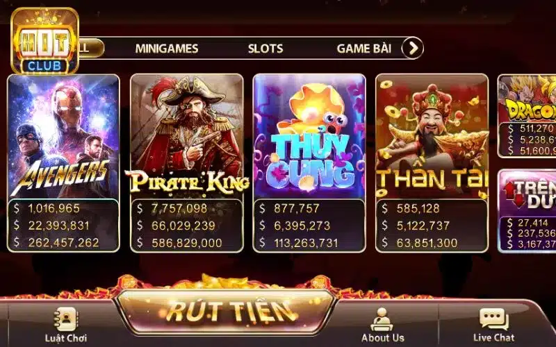 Cổng game uy tín Hitclub cung cấp game trực tuyến