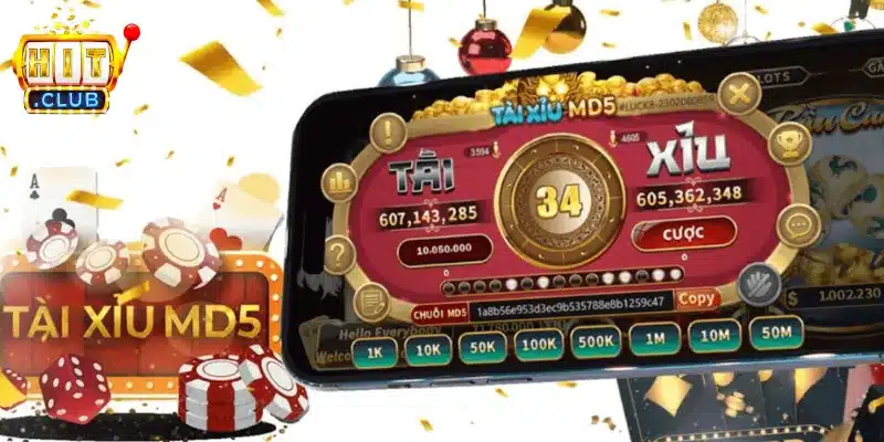 Lợi ích khi chơi thử tài xỉu md5 tại Hitclub